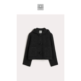 [Скидки в конце квартала] Тотлема из темно -серого серого серого серого дерева шерсть