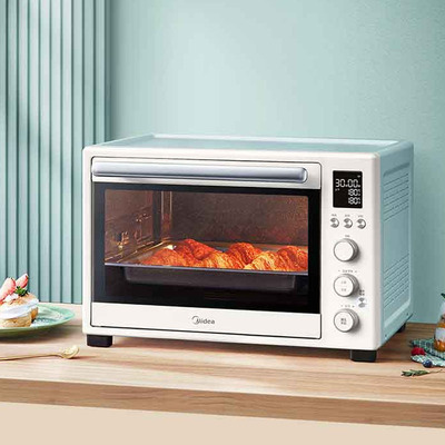 美的官方旗舰店电烤箱家用小型烤箱智能40升大容量热风烘焙风炉