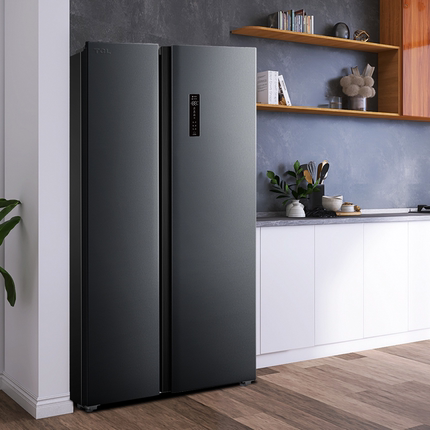 【大容量超薄】TCL650对开门双开两门一级节能变频嵌入式家用冰箱