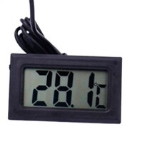 Digital thermometer with probe electronic thermometer sensor bathtub refrigerator thermometer refreshes in 2 seconds