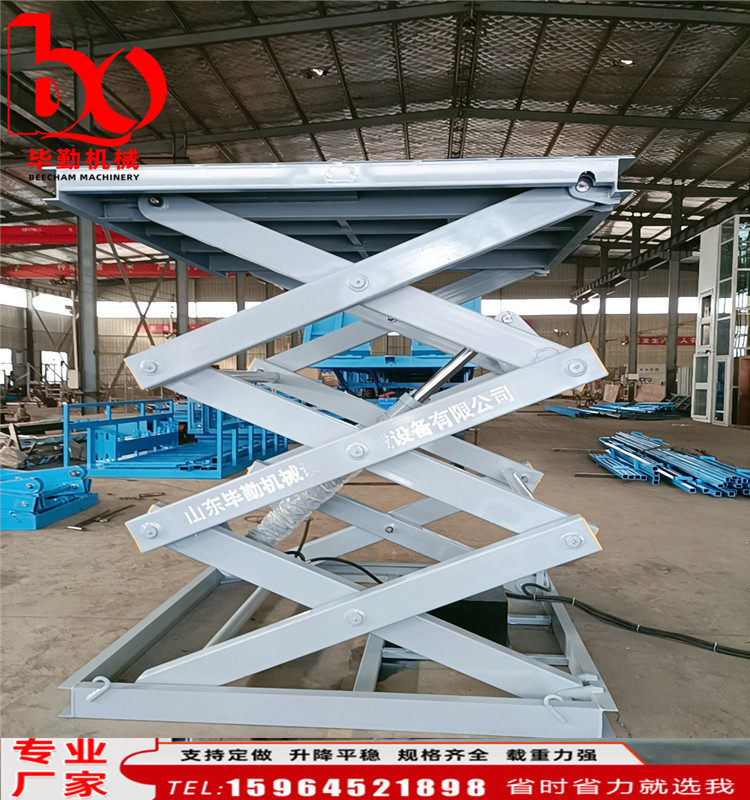 Scissor lift freight elevator large cargo lift workshop cargo transfer electric lift platform 5 tons hydraulic