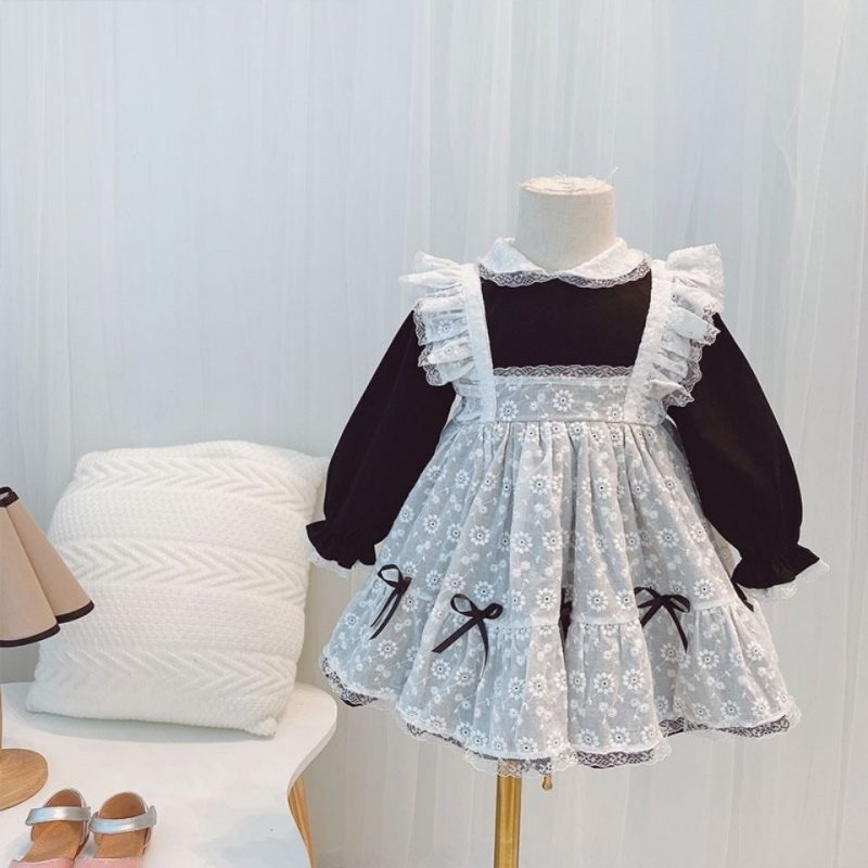 New Children Spring and Autumn Dress Little Princess Girl Girl Dress