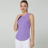 Быстросохнущая майка топ, дышащая рубашка без рукавов, одежда для йоги, для бега