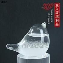 Creative weather forecast bottle mini bird storm glass process gift is very high