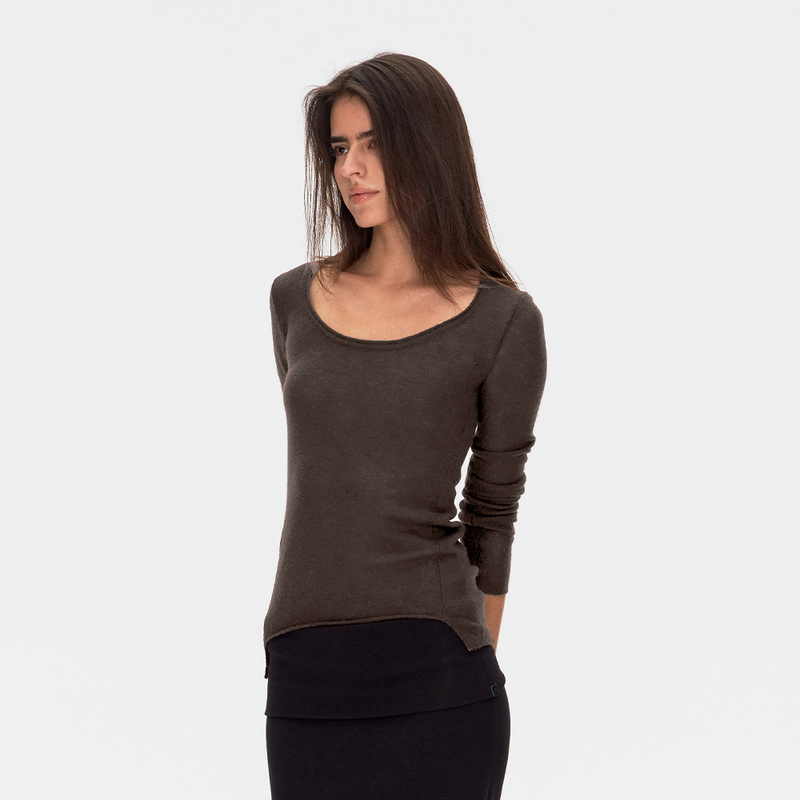 Fax Copy Express* “Cashmere Wool Blend” Round Neck Knitted Base Shirt Fax Copy Express* “Cashmere Wool Blend” Round Neck Knitted Base Shirt
