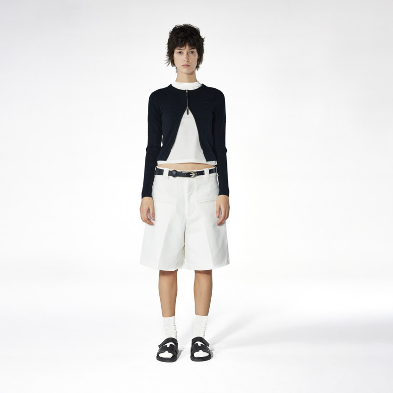 Fax Copy Express* Tight Knit Zipper Cardiga