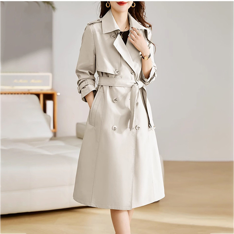 Ji Shizhe Mid-Length Trench Coat for Women, 2026 Autumn New Style, British Style, High-End Designer Coat for Petite Women Ji Shizhe Mid-Length Trench Coat for Women, 2026 Autumn New Style, British Style, High-End Designer Coat for Petite Women