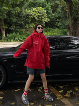 Red Embroidery Tandem Hat Vêtements de plein air Veste dhiver Femmes dhiver 2023 Loose Sports Casual Jacket Jacket Jacket