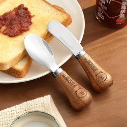 Brown Bear Butter Knife for Spreading on Bread, Toast, Cheese, Jam, Cream, Peanut Butter, Spatula, Standable Spreader Knife