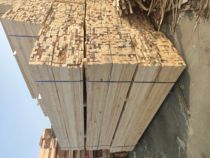 Pine wood square decoration keel building wood square anti-corrosion wood floor round wood column wall panel ceiling buckle plate drying board