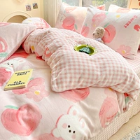 Sweet Peach Rabbit [утолщенный и теплый молочный бархат, приятный для кожи, спать обнаженным]