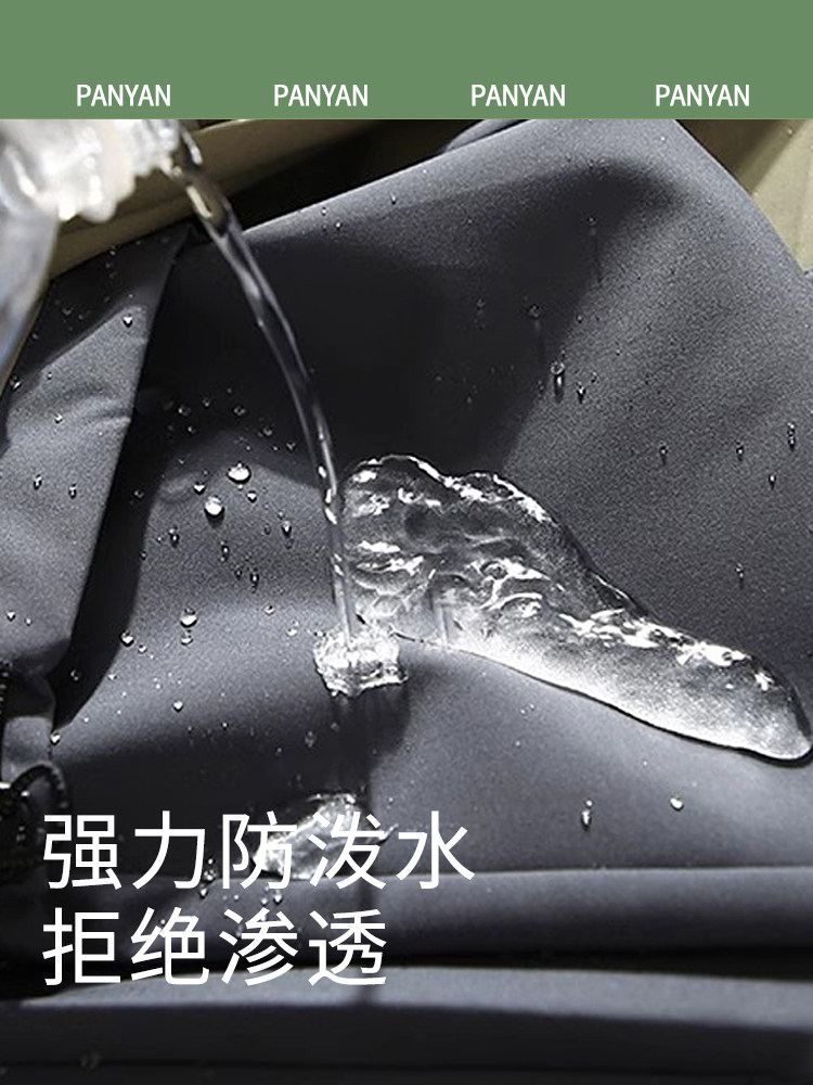 Climbing Diary Three-Proof Pants for Men, Autumn and Winter Fleece-Lined Breathable Softshell Outdoor Sports Hiking Pants, Loose Pants for Women