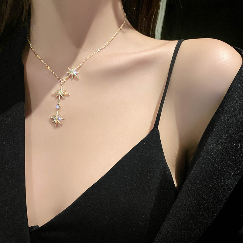 Luxury Necklace Public Main Wind Chain Children Suitable for summer's sweet and spicy accessories Andromeda Neck Decorations Skirt-Taobao
