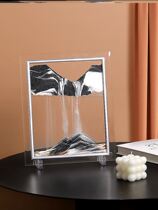 Dynamic quicksand painting art gift creative ins Wind healing department Lady office desktop decompression small ornaments