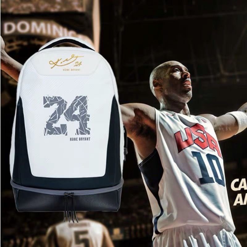 Kobe No. 24 aj backpack men's backpack women's 2022 new high school school bag middle school students junior high school students all-match fashion