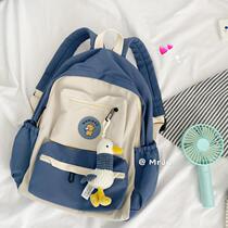 Japanese schoolbag female ins Wind hipster college Moren girl backpack junior high school schoolbag female Korean version of High School