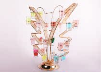 Cocktail bullet one Cup bar KTV party net red bartender heart shaped iron LED charging luminous cup holder