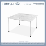 На открытом воздухе столик для барбекю алюминиевый сплав Барбекю Стол костра много -функциональный строчка дикий пикник