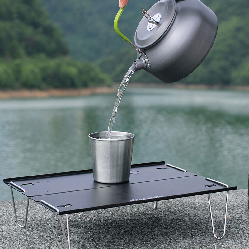 Mini table Folds Fold of camping Fold Table Picnic Small Table Tea Table Tea Table Outdoor Portable Aluminum Alloy Super Light
