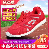 Lux training shoes track and field running shoes men wear-resistant ultra-light high school entrance examination sports women non-slip marathon shoes autumn sports shoes