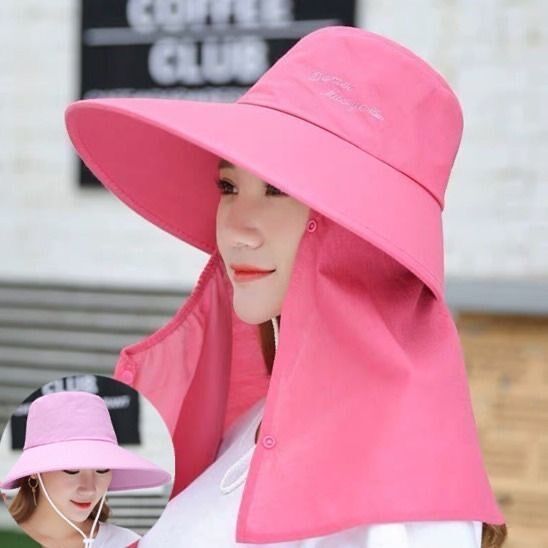 Farm work sun protection hat big brim sun hat work summer sun hat protective hat flexible disassembly cycling hat women
