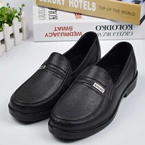 Rear kitchen anti-skating shoes kitchen oil-proof women shoes summer middle-aged waterproof plastic shoes old men shoes and shoes