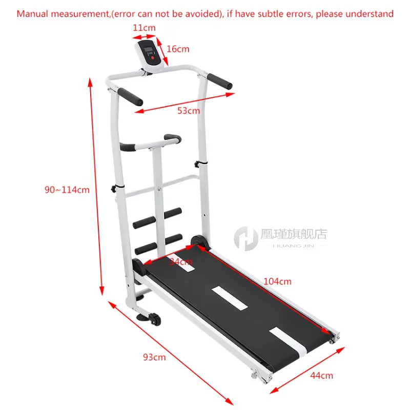 8003 Mechanical Treadmill Home Running Machine With Handrail