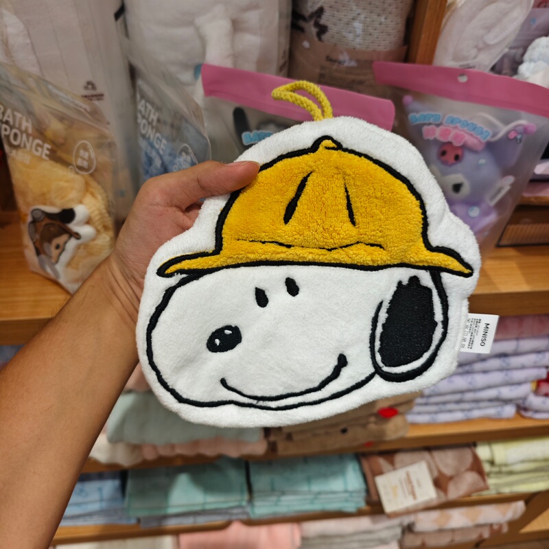 Miniso Snoopy Rainy Season Series Special-Shaped Hand Towel from Miniso