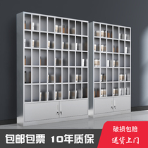 Stainless steel water cup cabinet multi-Grid staff lockers with lock factory workshop tea cup storage storage rack customized