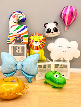 Cartoon aluminum film balloon in anniversary party decoration arrangement of 6 1 Childrens Day gift teacher decoration