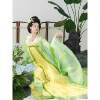 Spring and summer green Tang style chest-length undershirt original