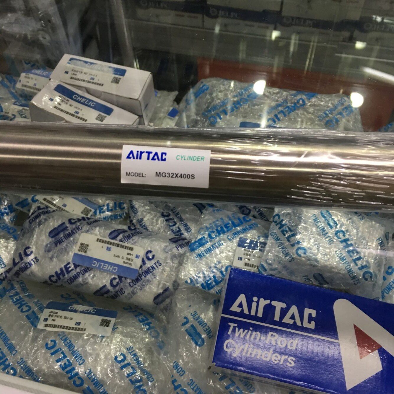 AirTac Yard passenger stainless steel mini cylinder MG32 * 400-S (with magnetic attachment)