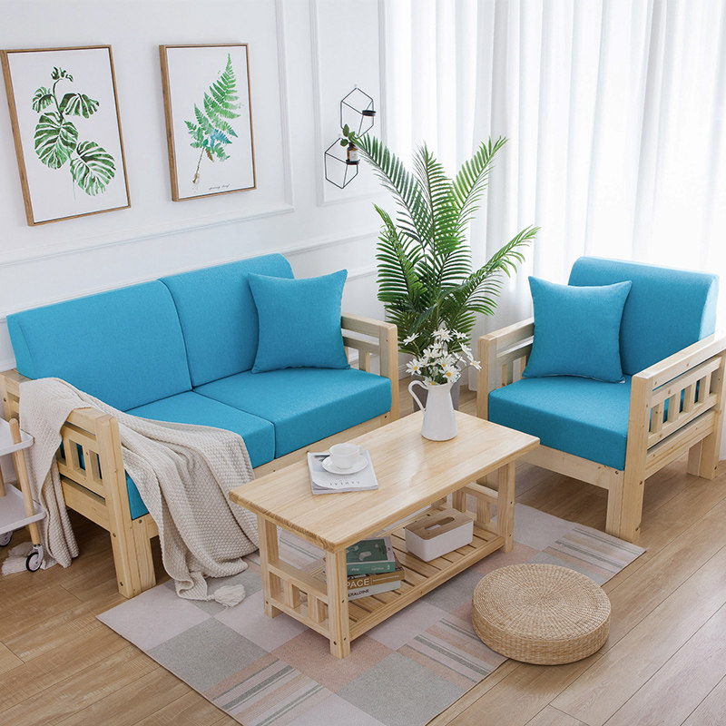 Custom-made cotton linen solid color sofa sponge cloth cover seat cushion bay window cushion cloth cover card seat cushion cloth cover mattress cloth cover custom-made