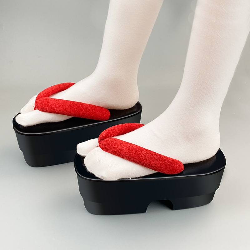 Wooden Clogs Cosplay White Wolf Nameless Vampire Princess Eight Hundred Bikuni Onmyoji Kagura Snow Maiden Senbonzakura Demon Blade Sakura Cake