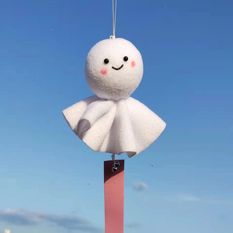 Sunny Day Doll Couple Handmade Children's Toy Plush Doll Pendant Keychain Good Luck Wind Chime Gift