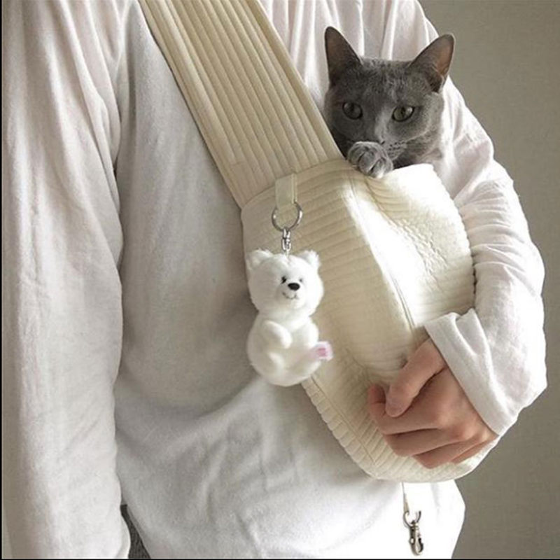 Cat bag large capacity outoutPortable Sabbbag bag bag bag Pet summer breathable dog bag without small bear hanger