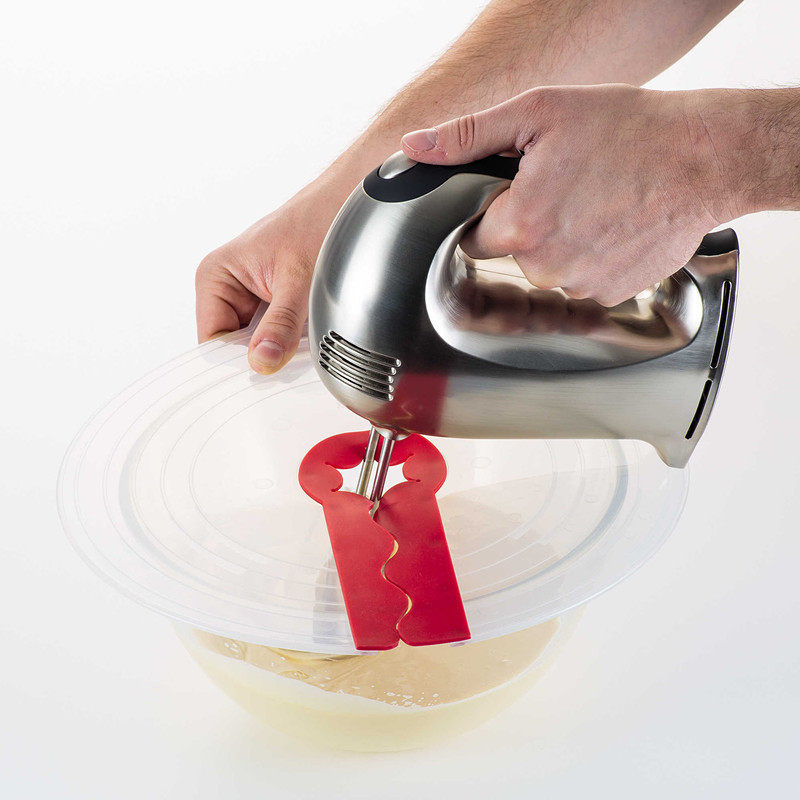 Kitchen Small Tools Beaten Egg Anti Splash Cover Plastic Basin Cover Whipped Cream Waterproof Splash Proof Handheld Assistive Hood