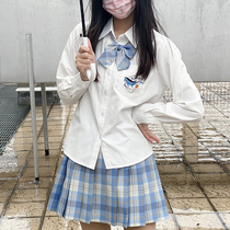 Ladies shirt 2021 early spring new skirt academy style set British style Japanese original jk uniform skirt genuine