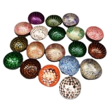 Вьетнамская кокосовая чаша вьетнамская оболочка кокосовая посуда Миска Домашняя чаша Миска конфела дыня пластина кокосовая миска кокосовой