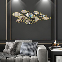 Restaurant wall decoration pendant creative living room entrance light luxury simple modern personality indoor three-dimensional wall hanging