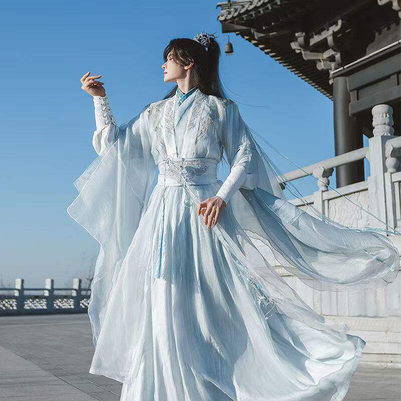 Hanfu for Men, Adult Martial Arts Style Ancient Costume, Summer Thin Version, Youth Boys 2026 New Model, Traditional Men's Clothing Hanfu for Men, Adult Martial Arts Style Ancient Costume, Summer Thin Version, Youth Boys 2026 New Model, Traditional Men's Clothing