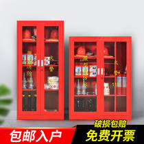  Miniature fire station equipment tools full set of micro-shaped fire cabinet 97 fire box display cabinet construction site cabinet