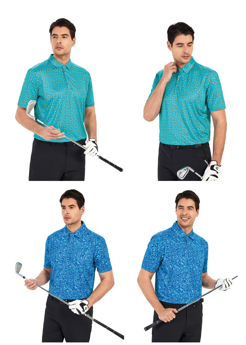 Трансграничная торговля, мужская шелковая летняя футболка polo, европейский стиль, короткий рукав 