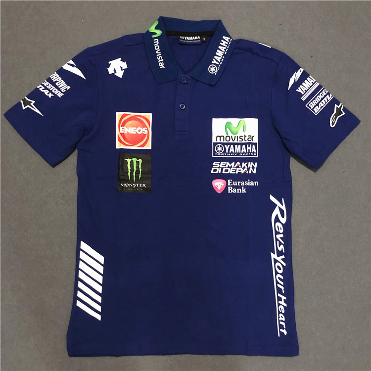 New MOTO motorcycle POLO shirt cotton Paul shirt GP car fans motorcycle racing T-shirt summer riding short-sleeved