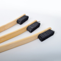 Long handle hub brush engine bamboo handle cleaning brush car wash tire steel ring steel bell brush car cleaning tool