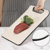Childrens cutting board set antibacterial and mildew-proof wheat straw cutting board Cutting board Cutting board Rolling panel Kitchen supplies Household