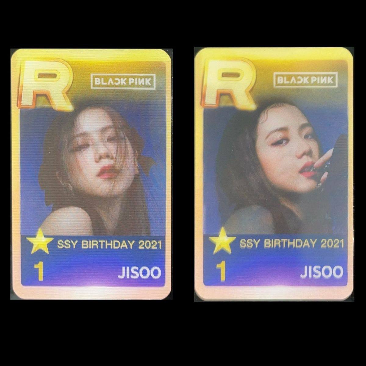 New BLACK PINK gaming flashcards SSY BIRTHDAY 21YG Super star with the same limit change-Taobao