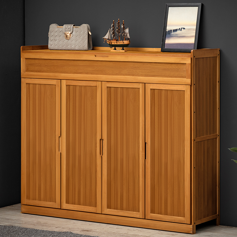 Shoe cabinet household doorway simple shoe rack economy-type discharge room good to see multi-layer dust resistance dorm