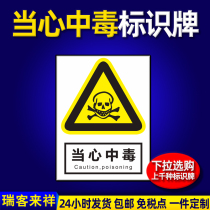 Safety Warning Signs Watch Out For Poisoning Warning Signs Fire Marking Signage Workshop Forbidden Smoking Cue Cards Strictly Forbidden Fireworks ID Cards Warehouse Warning Mark Stickup With Electrical Hazard Warning Sticker
