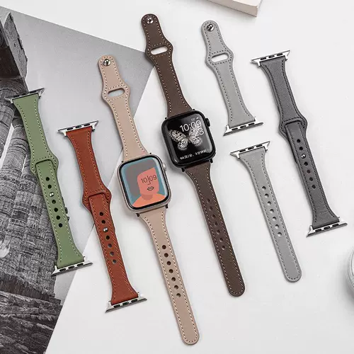 Применимо к iwatch ремешок Apple S8 Watch AppleWatch75 Кожаная ниша S6 High -End Женская модель моделя